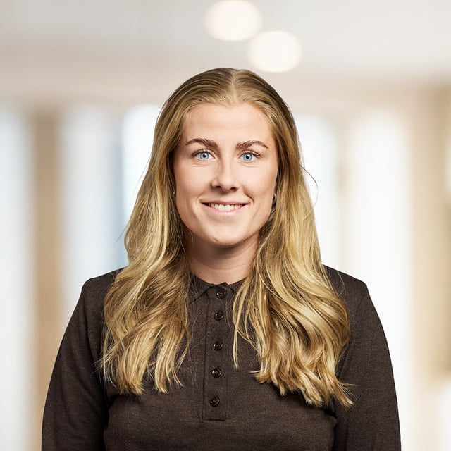 Profilbillede af Katrine Kjeldgaard-Knudsen, Finanstrainee